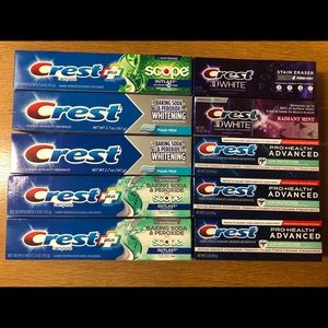 10 Crest toothpaste bundle exp. 2022-2023